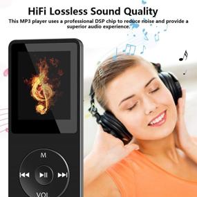 img 1 attached to 🎧 Aigital MP3 музыкальный плеер 32GB с возможностью расширения до 128GB - портативный медиаплеер с FM-радио/Электронной книгой, HiFi без потерь звука (встроенный динамик)