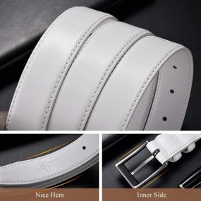 img 3 attached to Men's Classic Casual Single Buckle Belts: DWTS Essential Accessories