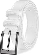 men's classic casual single buckle belts: dwts essential accessories логотип
