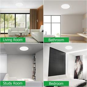 img 2 attached to 2PK Dimmable Basement Recessed Ceiling Lights with Flicker-Free Technology