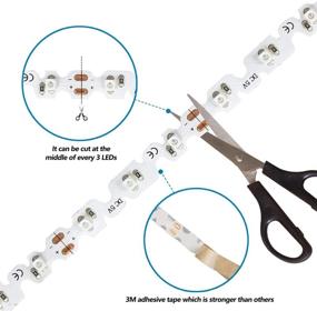 img 1 attached to 💚 SUMAITEC LED Strip Light Bar - 2 Meter Green Indoor Rigid Lighting Strip, Powered by AA Batteries or USB