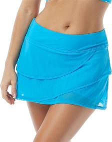 img 4 attached to Coco Reef Layered Swimsuit Castaway Women's Clothing for Swimsuits & Cover Ups