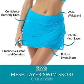img 2 attached to Coco Reef Layered Swimsuit Castaway Women's Clothing for Swimsuits & Cover Ups