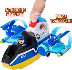 img 3 attached to 🐾 Paw Patrol Jet to The Rescue Deluxe Transforming Spiral Rescue Jet: Lights and Sounds