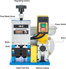 img 3 attached to 🔌 CO-Z Automatic Motorized Electric Wire Stripping Machine: Ideal Portable Cable Stripper for Scrap Copper Recycling