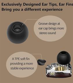 img 2 attached to Наушники CCZ Coffee Bean In-Ear Monitor, стерео проводные наушники с двойным магнитным динамическим драйвером, HiFi-наушники, наушники с подавлением шума с съемным кабелем 0.78 мм 2Pin (без микрофона, черные)
