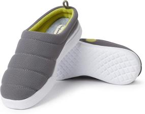 img 2 attached to 🥿 Comfortable and Cozy: Dearfoams Andre Lounge Slipper Medium Men's Shoes