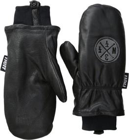 img 1 attached to Neff Mens Mitten Black Small Men's Accessories