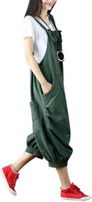 img 1 attached to 👗 Bigasset Womens Casual Overalls Jumpsuits: Trendy and Versatile Women's Clothing