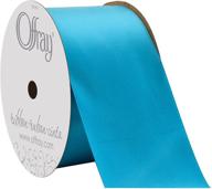 offray 917518 double ribbon turquoise logo