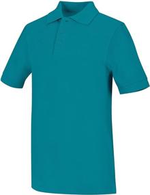 img 1 attached to Top Choice: Classroom Big Boys' Youth Unisex Short Sleeve Pique Polo - Comfortable and Versatile