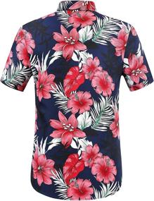 img 3 attached to Authentic SSLR Coconut Button Hawaiian Attire for Men - A Casual and Chic Fashion Statement