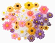 🌼 vibrant and charming daisy hair clip hairpin set - 44pcs mix color diy craft jewelry decoration pieces by honbay logo