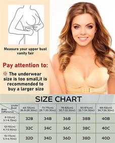 img 3 attached to Strapless Upwingsbra Wireless Invisible Underwear Women's Clothing for Lingerie, Sleep & Lounge