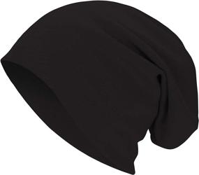 img 4 attached to 🧢 Zando Mens/Womens Cotton Beanie: Slouchy Skull Cap for Running & Hip Hop Style