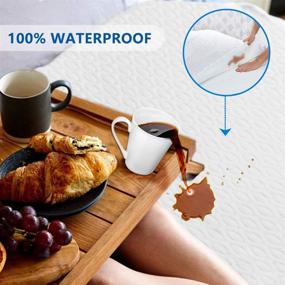 img 3 attached to 🛏️ ENITYA Cooling Twin Mattress Protector: Waterproof, Breathable & Noiseless Mattress Cover Pad - Ideal for Adults & Kids