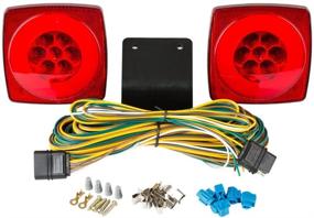 img 4 attached to 🚤 Lumitronics HALO LED Submersible Waterproof Under 80" Trailer Boat Utility Trailer Light Kit - Super Bright: Ultimate Illumination for Trailer Safety