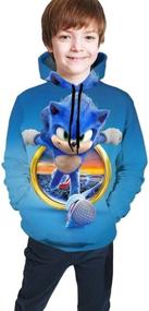 img 2 attached to Printing Christmas Sweatshirts Hoodies 1 X Small Boys' Clothing ~ Fashion Hoodies & Sweatshirts