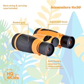 img 1 attached to 🔍 Exploration Tool - HQ4Kids Binoculars: Enhancing Learning with a Magnifying Flashlight