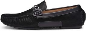 img 3 attached to Bruno Marc Hugh 01 Leather Driving Men's Shoes