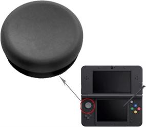 img 1 attached to 3D Analog Joystick Replacement Cap Cover for Nintendo New 3DS XL/LL & 2DS/3DS (Gray) - Repair Part & Button Replacement