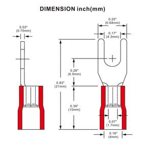 img 1 attached to ⚡ Insulated Connector Electrical Terminal for Industrial and Commercial Electrical Applications