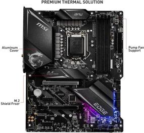 img 2 attached to 🎮 MSI MPG Z490 Gaming Edge Wifi ATX Motherboard - 10th Gen Intel Core, LGA 1200 Socket, DDR4, CrossFire Support, Dual M.2 Slots, USB 3.2 Gen 2, Wi-Fi 6, DisplayPort/HDMI, Mystic Light RGB