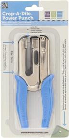 img 2 attached to We R Memory Keepers Crop-A-Dile Power Punch 1/16-Inch - Blue (71273-2) for Precise Crafting