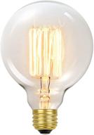 globe electric g30 vintage edison tungsten incandescent 💡 filament light bulb - 60w, 245 lumens, e26 standard base logo