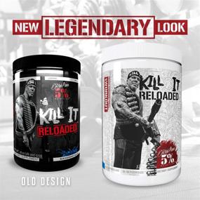 img 2 attached to 💪 Rich Piana 5% Nutrition KILL IT RELOADED Pre-Workout: Высокая стимуляция, разгон азотного оксида, креатин и ноотропики для энергии, фокуса, результативности и наливаемый эффект - Голубая малина.