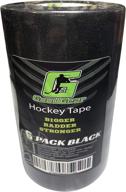 🏑 premium quality good gear sports tape for hockey - 6 rolls, 1 inch width, 20 yards length (cloth) логотип