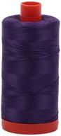 🍆 aurifil solid eggplant thread - mako cotton, 50wt, 1422yds logo