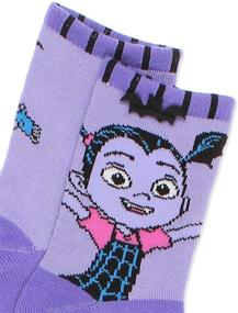 img 1 attached to 🧛 Vampirina Girls 6-pack Toddler Crew Socks - Enhanced SEO!