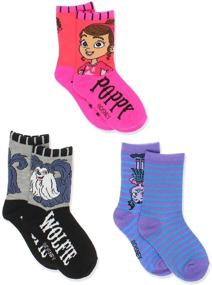 img 2 attached to 🧛 Vampirina Girls 6-pack Toddler Crew Socks - Enhanced SEO!