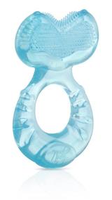img 1 attached to 🦷 Nuby Silicone Teethe-eez Teether with Bristles - Includes Hygienic Case and Varying Colors