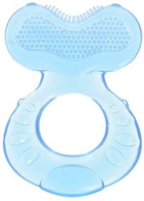 img 4 attached to 🦷 Nuby Silicone Teethe-eez Teether with Bristles - Includes Hygienic Case and Varying Colors