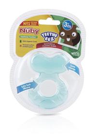 img 3 attached to 🦷 Nuby Silicone Teethe-eez Teether with Bristles - Includes Hygienic Case and Varying Colors