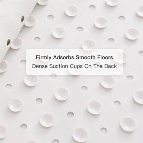 img 1 attached to FALEJU Non Slip Suction Bathroom Washable