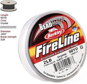 img 1 attached to 🔥 Enhance Your Beadwork with Fireline Braided Thread Crystal Beadsmith