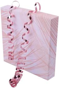 img 2 attached to 🎈 Анко 500 ярдов ленты для воздушных шаров с розовым металлическим эффектом - для упаковки подарков и создания завитков