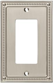 img 4 attached to 🔘 Franklin Brass Single Wall Switch Plate W35060-SN-C, Satin Nickel Finish