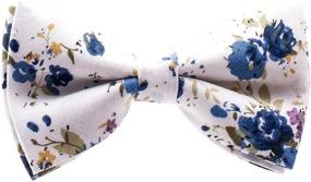 img 2 attached to Stylish Man Of Men Bowtie Floral Collection: Elevate Your Wardrobe with Men's Accessories - Ties, Cummerbunds & Pocket Squares