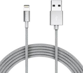 img 4 attached to 🔌 Crave премиумный плетеный кабель Silver Lightning в USB - Apple MFI сертифицированный - 4 FT