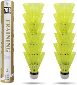 img 4 attached to 🏸 Philonext 12-Pack Badminton Shuttlecocks - Stable & Durable Plastic Shuttlecocks for Sports Training, Indoor Outdoor Game