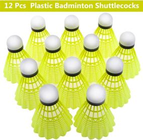 img 3 attached to 🏸 Philonext 12-Pack Badminton Shuttlecocks - Stable & Durable Plastic Shuttlecocks for Sports Training, Indoor Outdoor Game