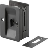 🔒 richelieu hardware 1701fbpsbc onward privacy lock pocket door pull, rectangular 82mm (3-7/32"), black логотип