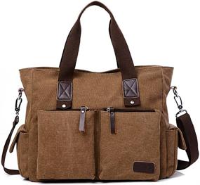 img 3 attached to 👜 Универсальная и стильная женская сумка с ручкой на верху: ToLFE плечевая сумка для путешествий, работы и не только