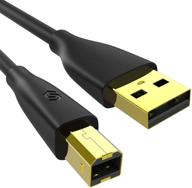 syncwire usb-кабель для принтера 6,5 фута - кабель высокоскоростного принтера и сканера usb 2.0 для hp, canon, dell, lexmark, xerox, samsung и других логотип