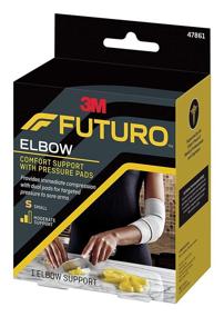 img 3 attached to 💪 FUTURO Small Elbow Support with Pressure Pads, Perfect for Daily Activities, Breathable Design