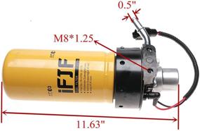 img 2 attached to 🔧 Улучшенный набор топливного фильтра: iFJF 1R-0750 с переделанным головкой и головкой топливного фильтра 12642623 с заменой насоса для GM Duramax V8 6.6L 2005-2016 Chevy Silverado/GMC Sierra 2500HD 3500HD - идеальная опция замены TP3018